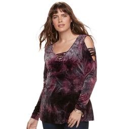 plus size velvet top