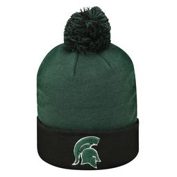 Adult Top of the World Michigan State Spartans Pom Knit Hat