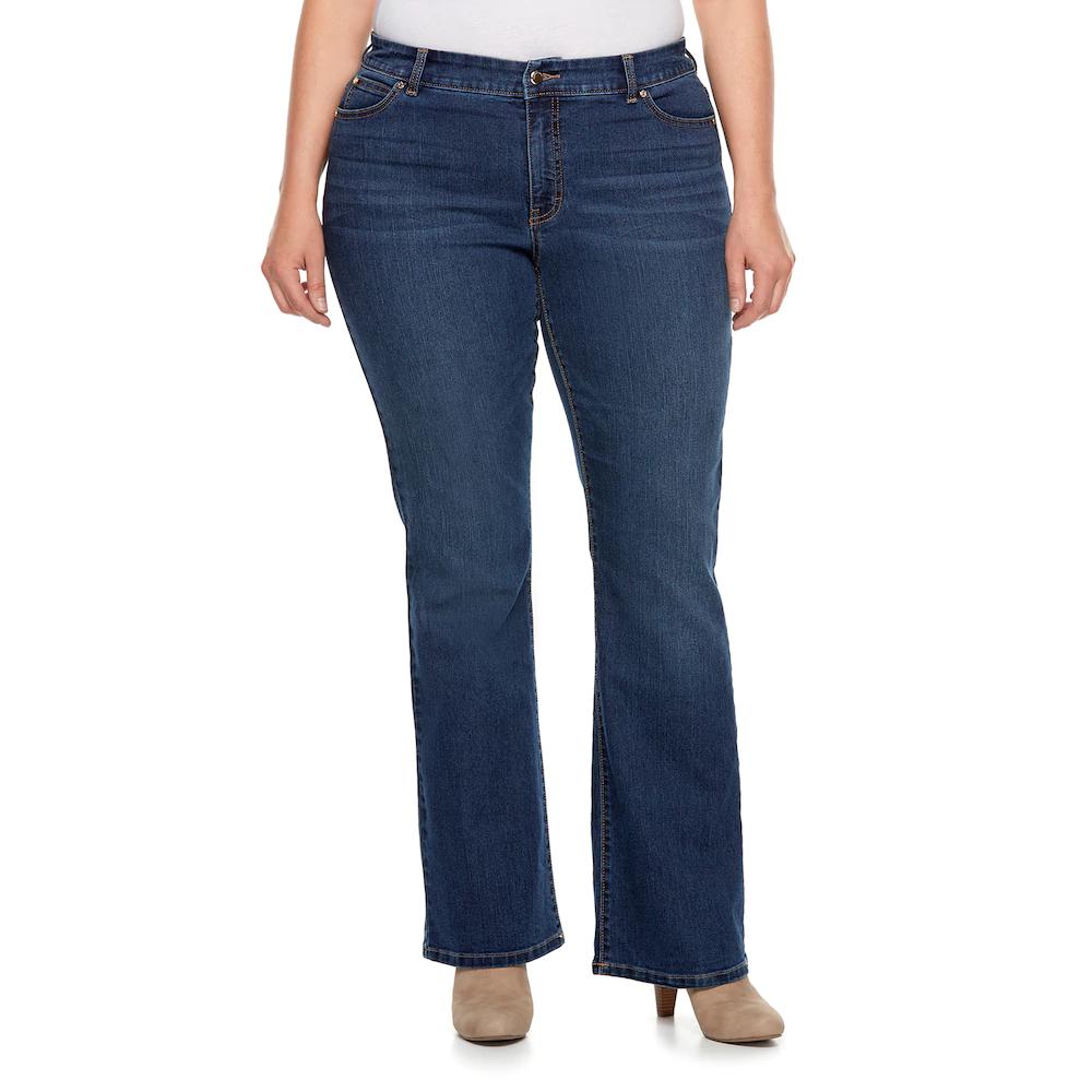 Kohls Plus Size Jennifer Lopez Bootcut Jeans | Shop Scenes