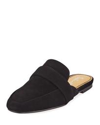 Delroy Suede Flat Mules