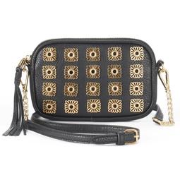 Juicy Couture Medallion Studded Convertible Crossbody Bag