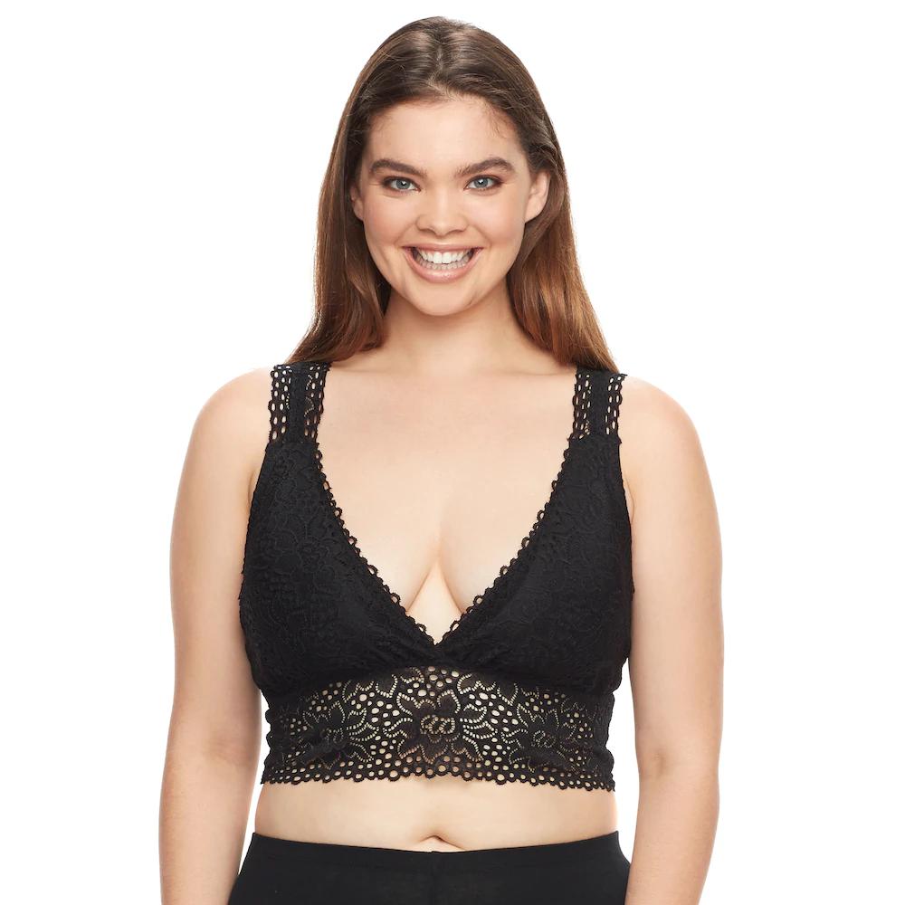 kohls plus size sports bras