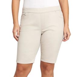 Plus Size Gloria Vanderbilt Avery Pull-On Bermuda Jean Shorts