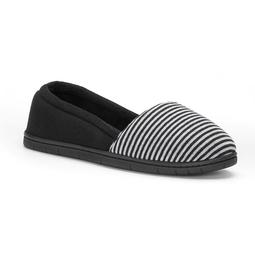 Women's Dearfoams Mini Stripe A-Line Slippers