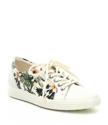 ECCO Soft 7 Floral Print Sneakers