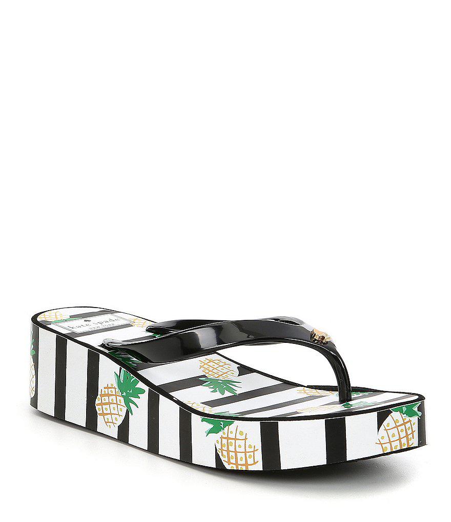 kate spade pineapple flip flops