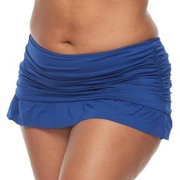 Plus Size Apt. 9®  Solid Skirted Bikini Bottoms