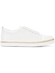 Tennis chain-embellished sneakers