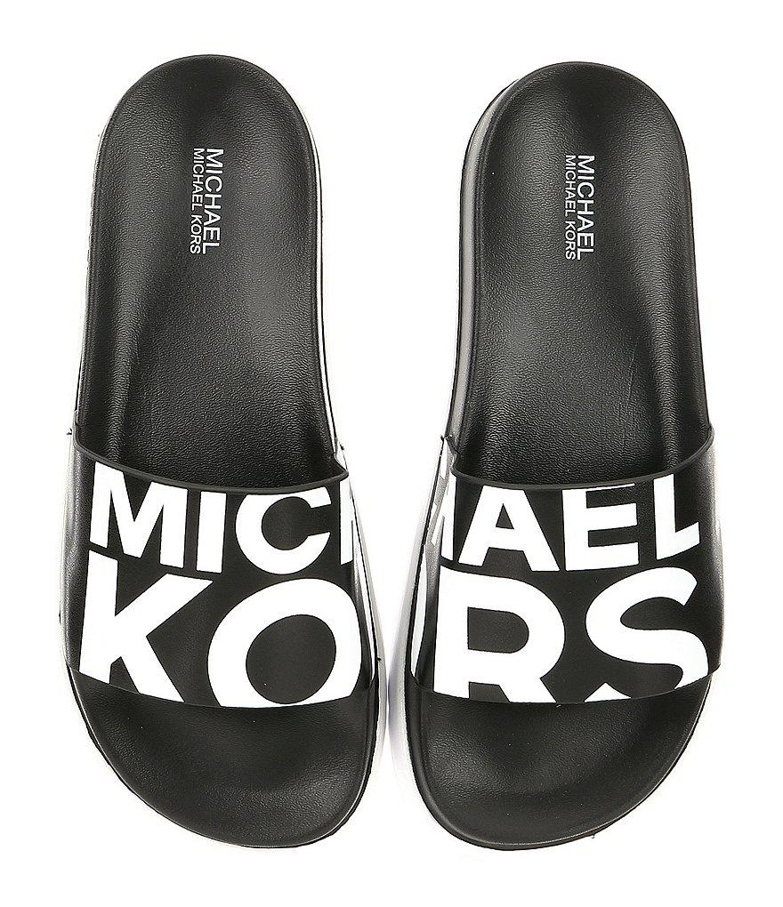 michael kors pool slide sandals