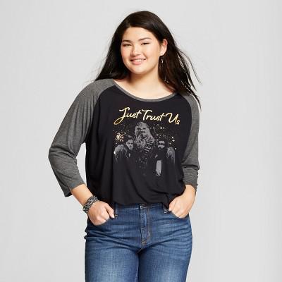 Star Wars Women S Star Wars Plus Size Short Sleeve Just Trust Us