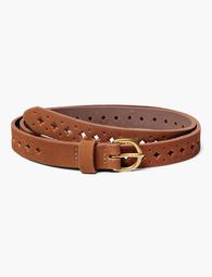 Suede Perforated Belt