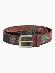 Tropical Embroidered Belt