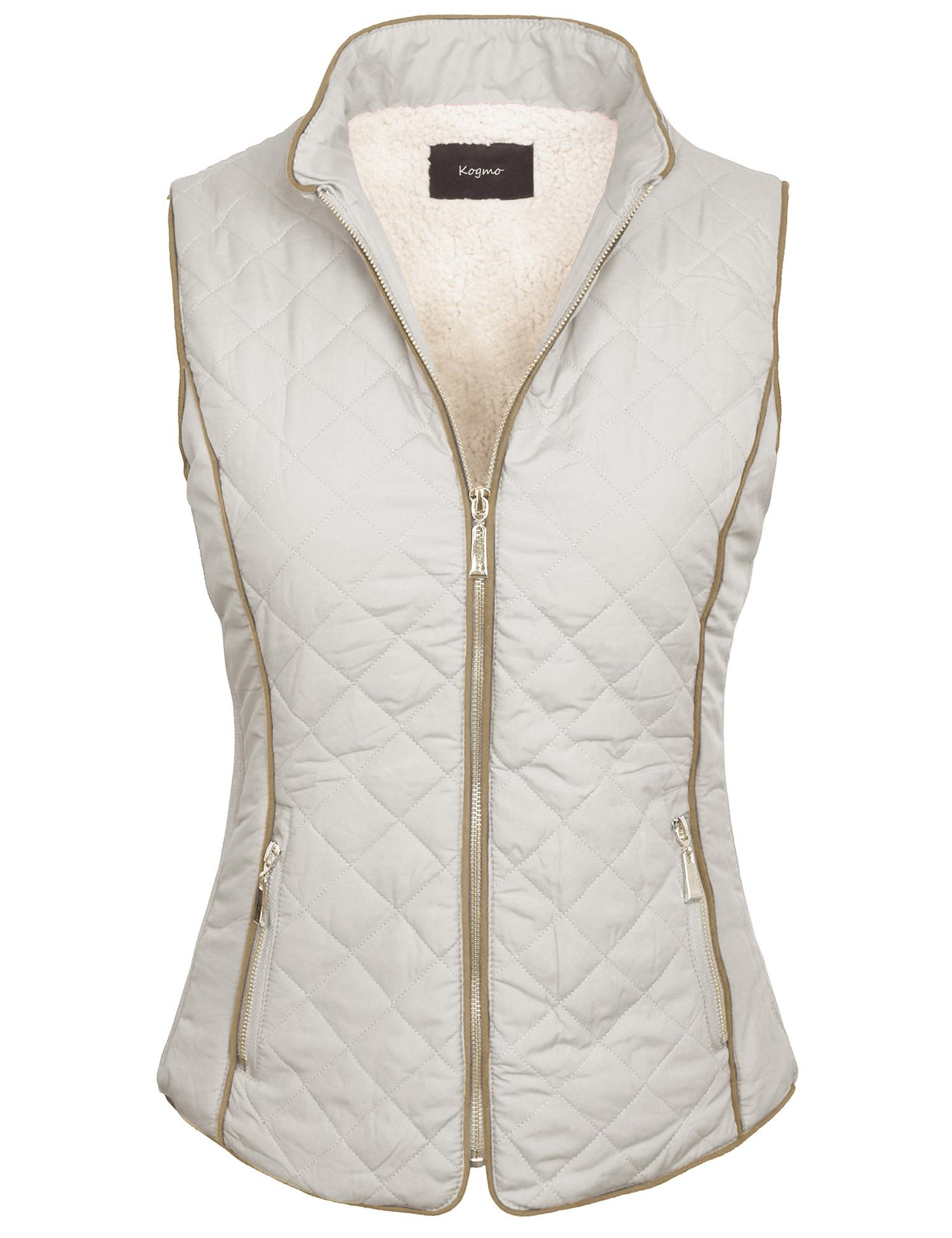 zip up vest womens