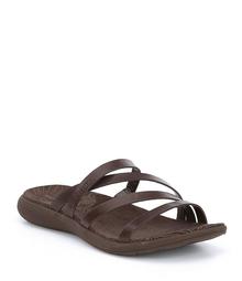 Merrell Duskair Seaway Post Strappy Leather Slip-On Sandals