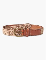 Textured Embroidery Belt
