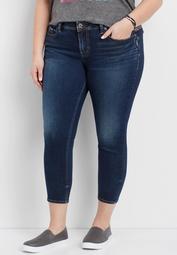 Silver Jeans Co&reg; plus size Suki cropped skinny jeans