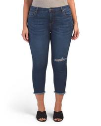Plus Donna Cropped Skinny Jeans
