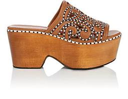 Mhina Leather Platform Sandals