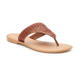 Women's SONOMA Goods for Life™ Basket Weave Perforated Shield Sandals