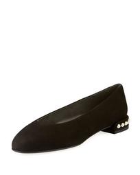 Chicpearl Suede Ballet Flats