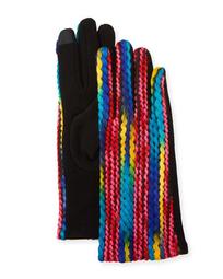 Multicolor Yarn Gloves