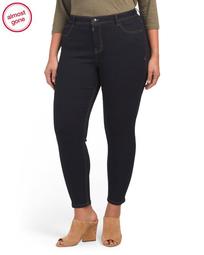Plus Signature Convertible Cropped Jeans