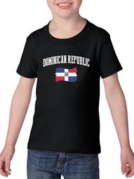 Dominican Republic Heavy Cotton Toddler Kids T-Shirt Tee Clothing