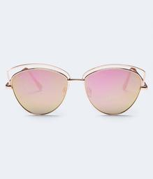 Geometric Mirrored Sunglasses