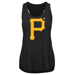 Pittsburgh Pirates Majestic Women's Plus Size Tested Tank Top - Black