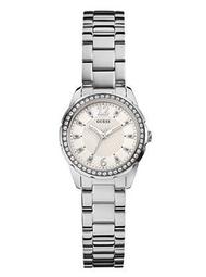 Silver-Tone Refined Feminine Sparkle Watch