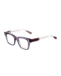 Oversized Square Ombre Translucent Acetate Optical Glasses