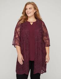 Camellia Lace Duster