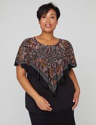 AnyWear Fluttering Layered Top