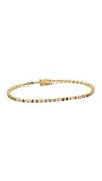 14k Gold Candy Crush Tennis Bracelet