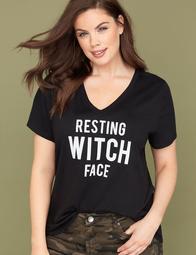 Witch Face Graphic Tee