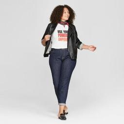 Women's Plus Size Skinny Jeans - A New Day™ + Vital Voices - Indigo