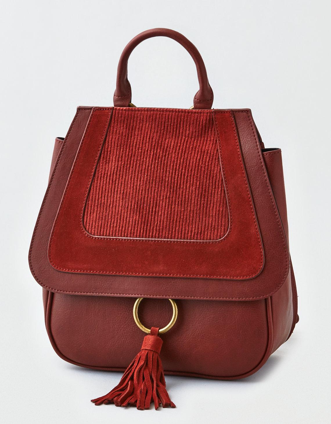 american eagle leather backpack