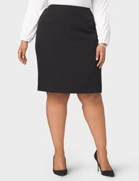 JONES STUDIO&reg; Plus Size Stretch Crepe Skimmer Skirt