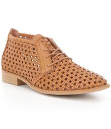 Coolway Aileen Perforated Leather Lace-Up Oxfords