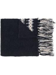 patterned stripes scarf