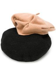 beret layered hat