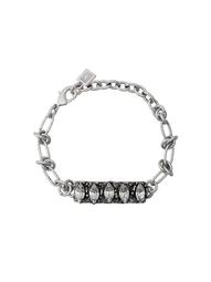 silver Linsala Swarovski crystal bracelet