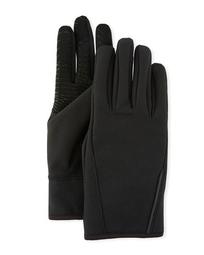 Soft-Shell Tech Gloves w/ Faux-Fur Lining