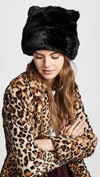 Faux Fur Hat with Ears