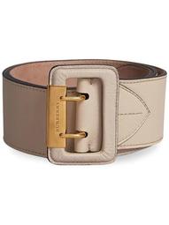 Double Pin Buckle Leather Belt