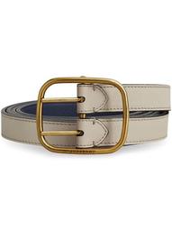 Double-strap Leather Belt