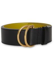 Leather Double D-ring Belt
