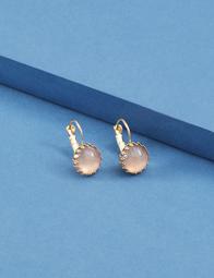 Reflective Stone Drop Earrings