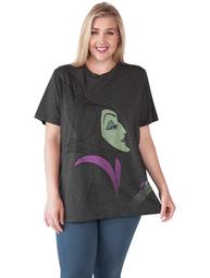 Maleficent Women's Plus Size T-Shirt Disney Villain Gray