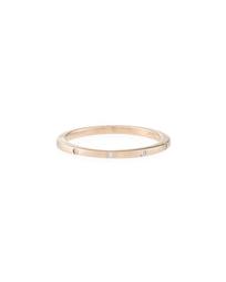 Sienna Round Rose Gold Ring with Diamonds, Size 6.5